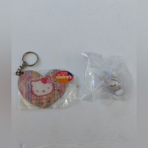 Hello Kitty 3D Keychain and Sanrio Characters Falling Figurine Cinnamoroll